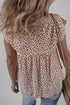 Bohemian Paisley Print Embroidery Detail Split Neck Viscose Blouse