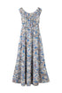 Bohemian Paisley Print Off The Shoulder Tiered Maxi Dress