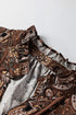 Bohemian Paisley Print Puff Sleeve A Line Mini Dress