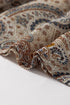 Bohemian Paisley Print Smocked Waist Surplice Tank Top