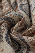Bohemian Paisley Print Smocked Waist Surplice Tank Top