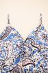 Bohemian Paisley Print Twist Detail Smocked Back Maxi Dress