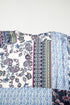 Bohemian Patchwork Print Open Front Resort Kimono