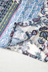 Bohemian Patchwork Print Open Front Resort Kimono