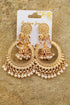 Bohemian Plated Alloy Pearl Tassel Dangle Earrings
