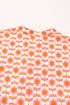 Bohemian Print Flounce Sleeve Buttoned Front Floral Dress