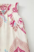 Bohemian Printed Smocked High Waist Wide Leg Pants
