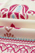 Bohemian Printed Smocked High Waist Wide Leg Pants