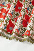 Bohemian Rick Rack Trim V Neck Mini Floral Dress