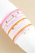 Bohemian Shell Charm Beaded Stacked Wrist Bracelet Set