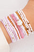 Bohemian Shell Charm Beaded Stacked Wrist Bracelet Set