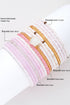 Bohemian Shell Charm Beaded Stacked Wrist Bracelet Set