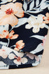 Bohemian Smocked Short Sleeve High Waist Maxi Floral Dress