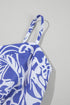 Bohemian Smocked Spaghetti Strap A Line Floral Dress