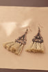 Bohemian Triangle Metal Fringe Tassel Drop Earrings