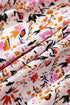 Bohemian V Neck Half Sleeve A Line Floral Dress