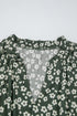Bohemian V Neck Sleeveless A Line Tunic Floral Dress