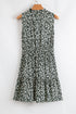 Bohemian V Neck Sleeveless A Line Tunic Floral Dress