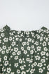 Bohemian V Neck Sleeveless A Line Tunic Floral Dress