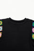 Boho Crochet Shoulder Detail Cap Sleeve Top