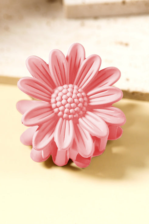 Boho Daisy Flower Frosted Matte Hair Claw Clip