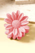 Boho Daisy Flower Frosted Matte Hair Claw Clip