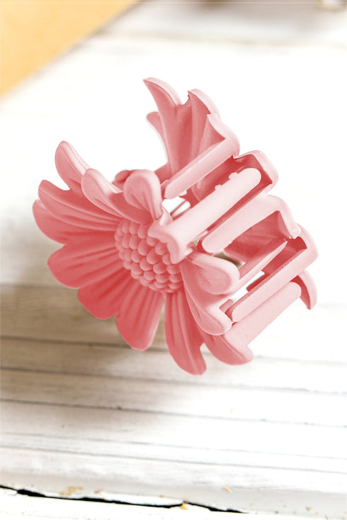 Boho Daisy Flower Frosted Matte Hair Claw Clip