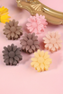 Boho Daisy Flower Frosted Matte Hair Claw Clip