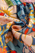 Boho Floral Patchwork Crochet V Neck Half Sleeve Blouse