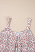 Boho Mixed Print Wide Strap Tank Top