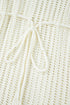 Boho Open Knit Tie Waist Mini Cover Up
