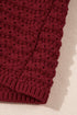 Boho Textured Cable V Neck Sleeveless Knit Tank Top