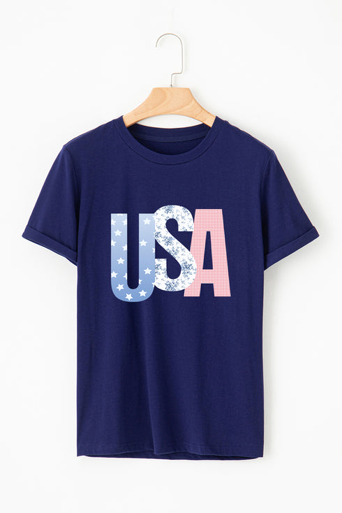 Bold Spirit USA July Fourth Stars Stripes Graphic Celebration Day Tee