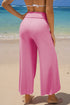 Bonbon Knotted Drop Waist Split Leg Relaxed Pants