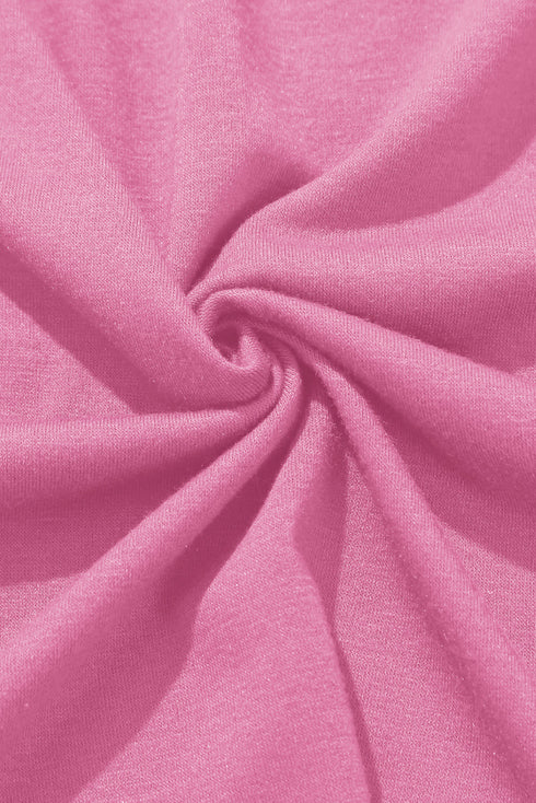 Bonbon Knotted Drop Waist Split Leg Relaxed Pants