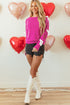 Bow Accent Textured Knit Long Sleeve Sweater
