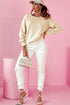 Bow Back Detail Long Sleeve Cotton Knit Top