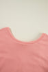 Bow Back Detail Long Sleeve Cotton Knit Top