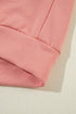 Bow Back Detail Long Sleeve Cotton Knit Top