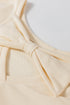 Bow Back Detail Long Sleeve Cotton Knit Top