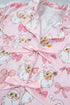 Bow Detail Character Print Short Sleeve Pajama Set