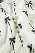 Bow Detail Stripe Print Puff Sleeve Ruffled Mini Dress