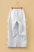 Bow Knot Side Detail Loose Wide Leg Jeans