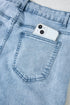 Bow Knot Side Detail Loose Wide Leg Jeans