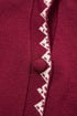 Bow Pocket Collared Long Sleeve Knit Cardigan