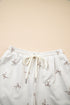 Bow Print Half Zip Tank Matching Short Sets