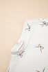 Bow Print Half Zip Tank Matching Short Sets