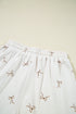 Bow Print Half Zip Tank Matching Short Sets
