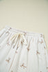 Bow Print Half Zip Tank Matching Short Sets