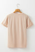 Bowknot Graphic Print Relaxed Short Sleeve Tee